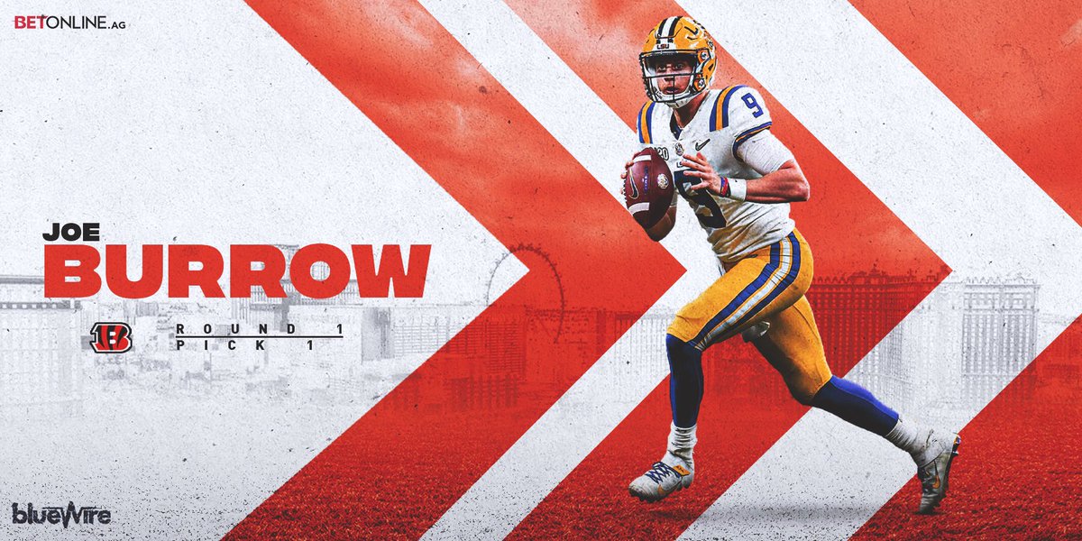bluewirepods's tweet photo. The Bengals get their man. #NFLDraft https://t.co/RhVebeD2KE