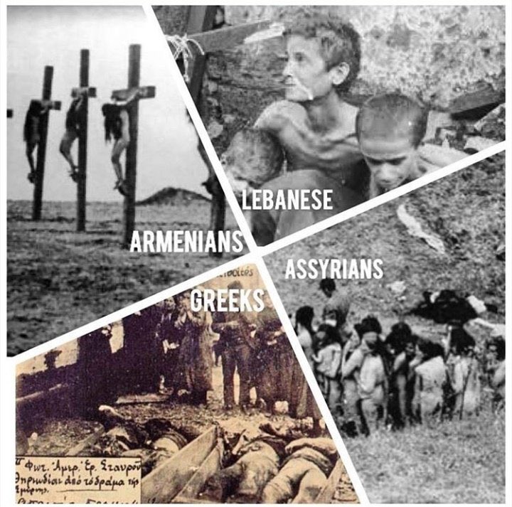 Never Forget. Never Forgive.Today marks the 105th remembrance of the Armenian Genocide. 1.5 Million Armenians were brutally annihilated by the Ottoman Empire.With them we remember the victims of the Ottomans systematic Ethnic Cleansing of Greeks, Assyrians and the Lebanese