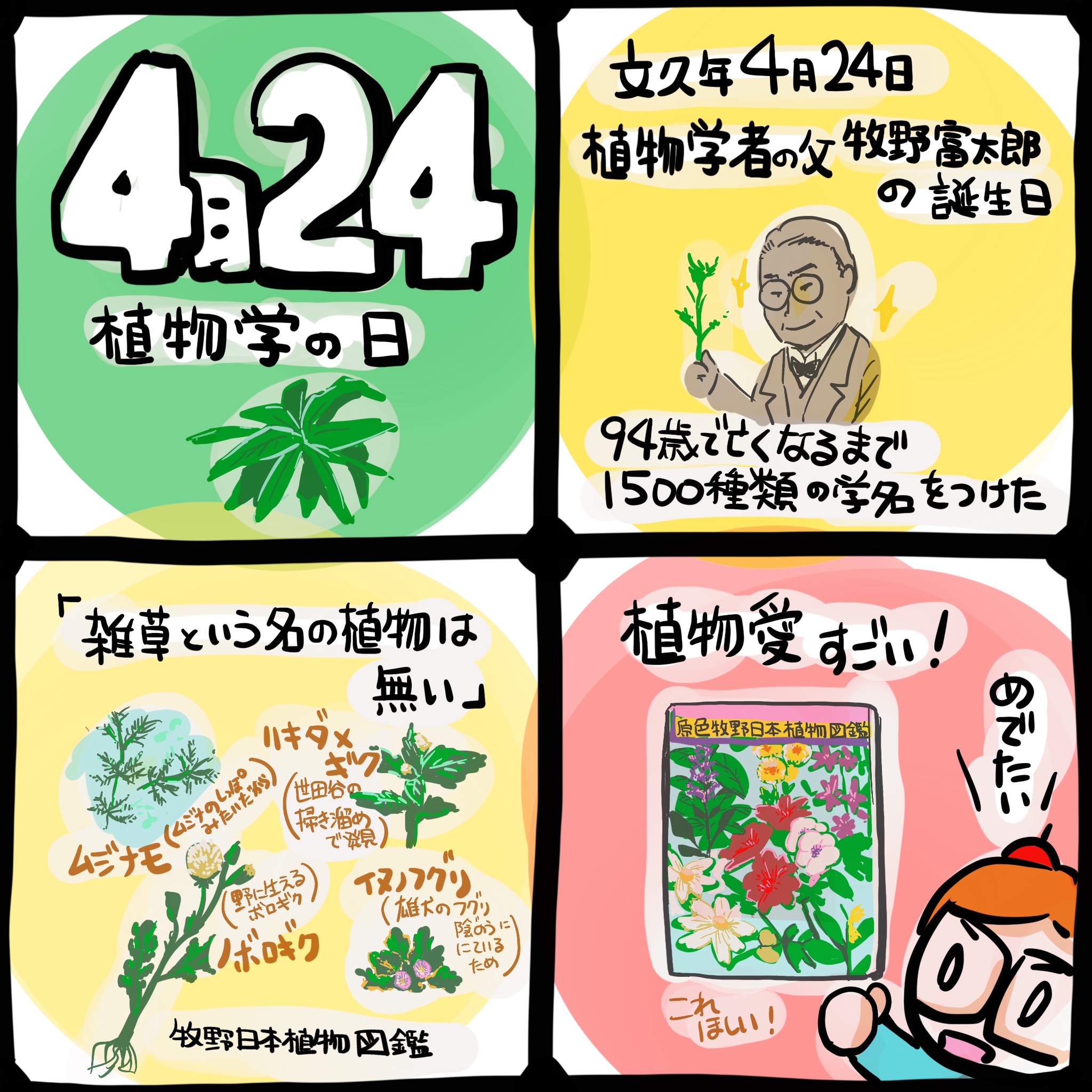 植物学の日です 日本の植物の父 牧野 Twitter Search Twitter