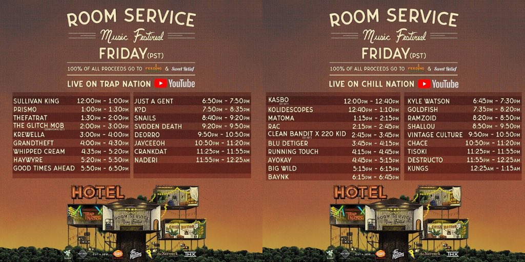 Room Service kicks off three-day virtual festival hosted by Fyre Festival's  water hero Andy King [Stream] : Dancing Astronaut