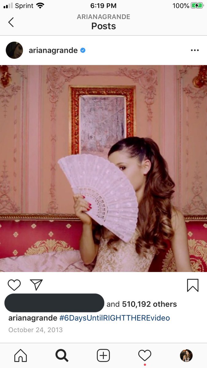 ariana started promoting the ‘Right There’ music video on her instagram on October 18th, 2013