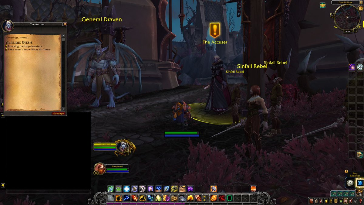 on Twitter "Found a side questline in Revendreth that teaches using those eerie red