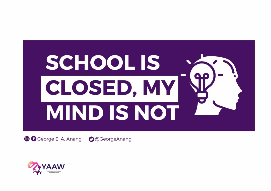 GeorgeAnang's tweet photo. Think Different as Universities Readjust in These Times.

Great Session at the @AAfricanWomen Student Mentorship Session. 

#Mentorship #YAAW #DifferenceInWomen #YaaSheCan #YaaSheWill https://t.co/29fTGehC7o