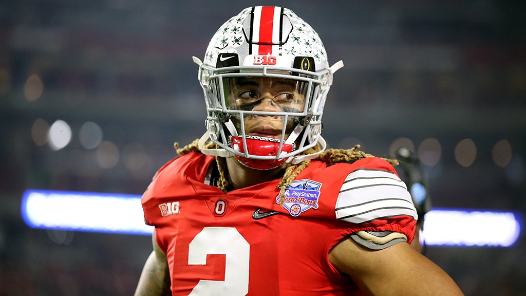 sportingnews's tweet photo. 1. Joe Burrow
2. Chase Young
3. Jeff Okudah

Former Ohio State football teammates go in the first three picks of the #NFLDraft https://t.co/3rD7RsmBjS