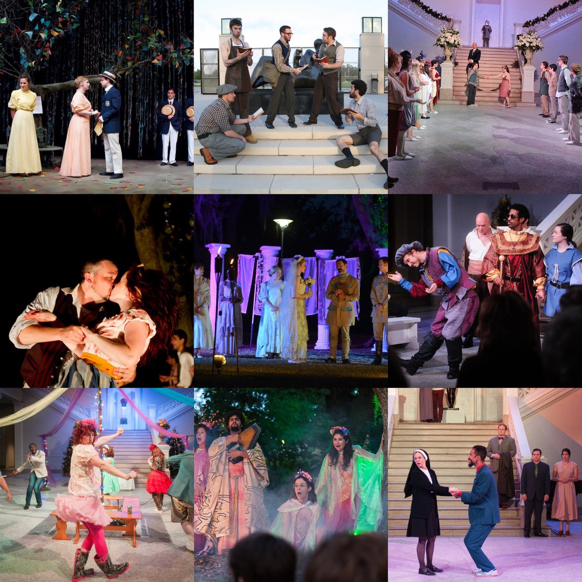 theNOLAproject's tweet photo. On this #BardDay, we’re throwing it back to ALL our #Shakespeare (& Shakespeare adjacent) shows
#BardSoHard #TBT #throwback https://t.co/Qz0vpXOw5X
