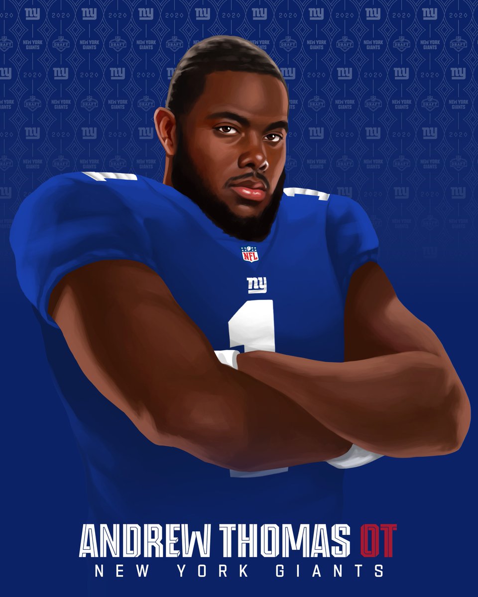 The <a href="/Giants/">New York Giants</a> land <a href="/GeorgiaFootball/">Georgia Football</a> OT Andrew Thomas! #NFLDraft