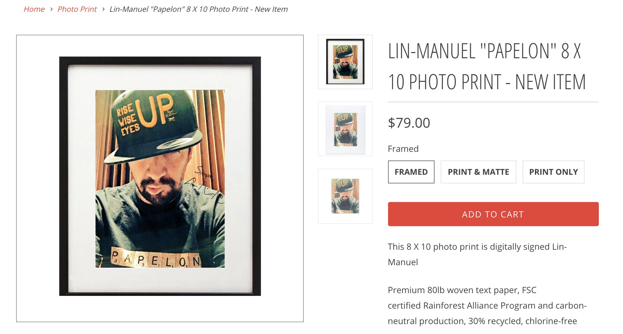Lin manuel miranda store cheap