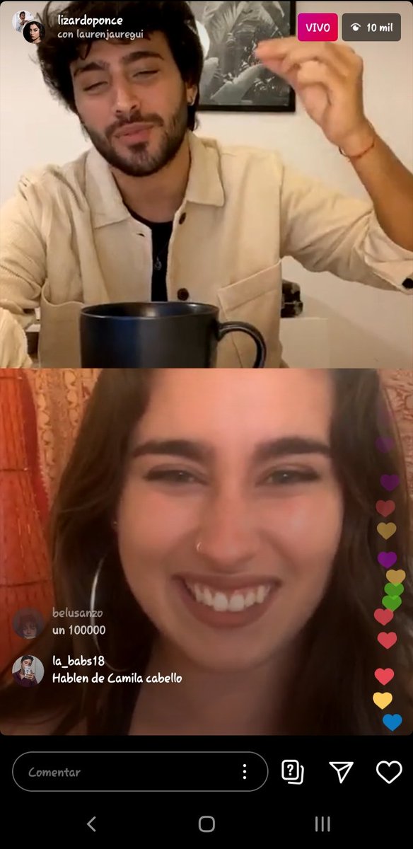 vignaxmorandi's tweet photo. el vivo de @lizardoponce  y @LaurenJauregui me devolvio la vida!
gracias🥰 https://t.co/Q1212j8vEr