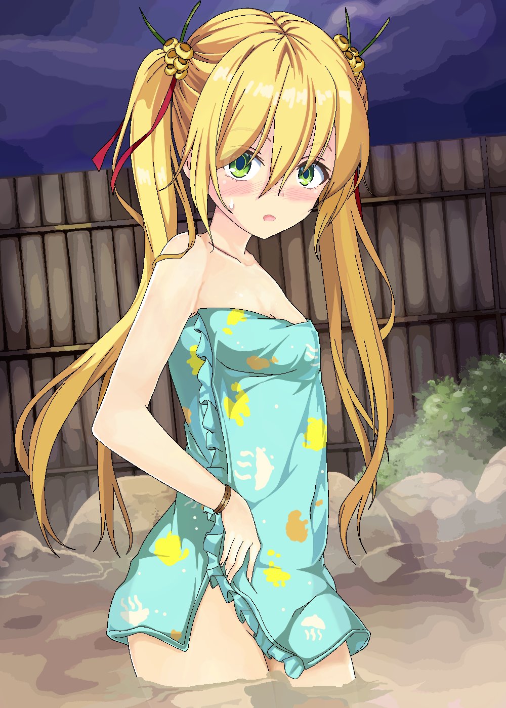 夜雨ん狐 フェンネルと露天でばったり フラワーナイトガールイラスト フラワーナイトガール 花騎士 T Co Otzyrlis7r Twitter