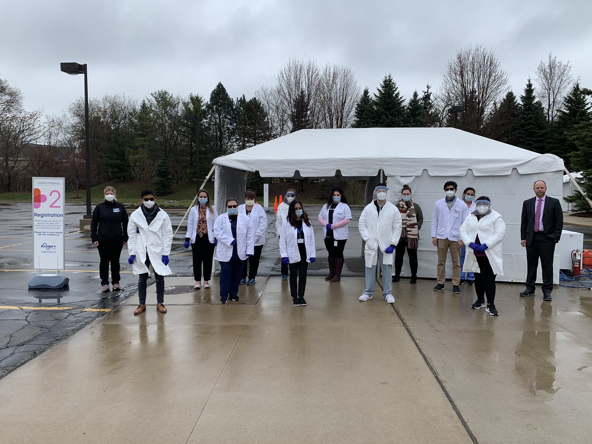Kash_Shaikh's tweet photo. More amazing work by our partners at @kroger &amp; @Kroger_Health. The team opened up another #COVID19 Testing Site, this time in Michigan. It’s the 1st in the nation to be completely Pharmacist-led. Powerful milestone for the community + profession. 

THANK YOU all for your service! https://t.co/Fr8bnpkaC0