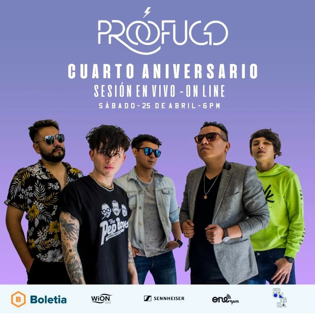 #Live este sábado hay aniversario on line de <a href="/PROFUGOmx/">Prófugo</a> 📲
Tomen lista 😷
Acá la info: facebook.com/events/s/profu…