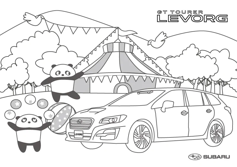 株式会社SUBARU、お家で楽しく過ごしてもらうため塗り絵を公開するも、一つだけ難易度高すぎｗｗｗ