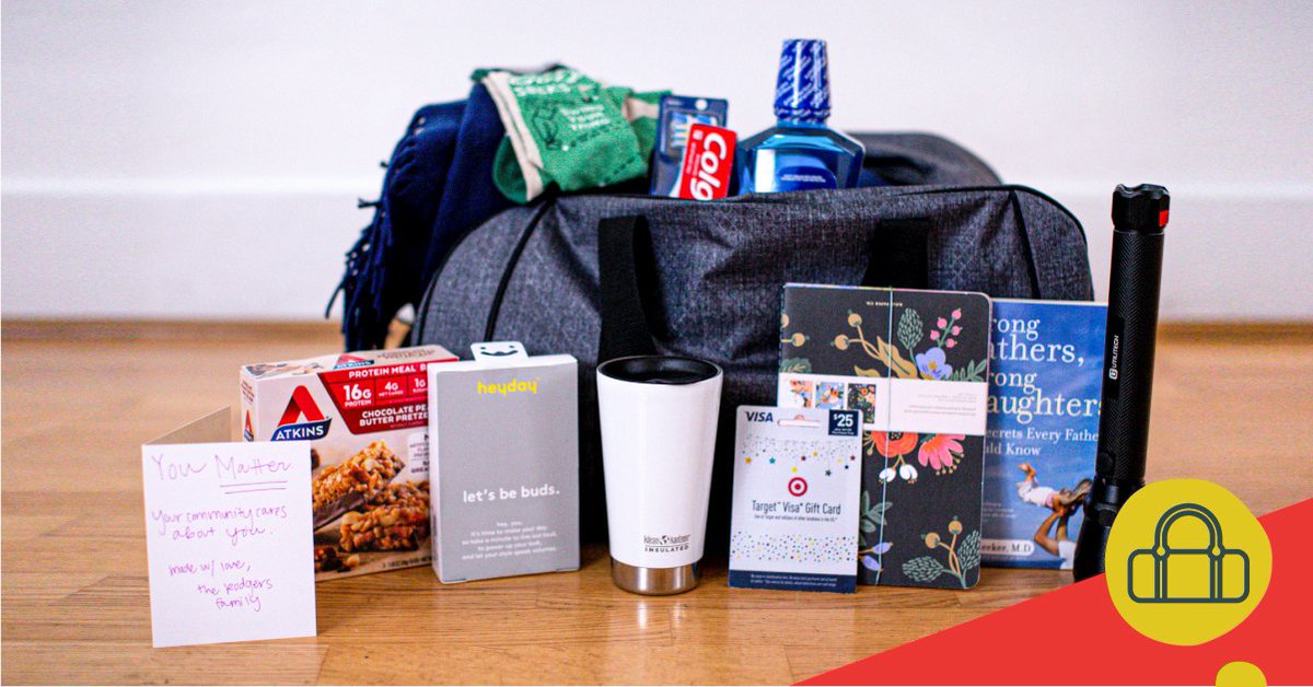 Roughly 440 adults leave Oregon's prisons monthly. Many, with just the clothes on their backs and a bus pass, with the hope of reconnecting with their kids. New Beginnings bags are a simple way to show love &amp; empathy to an adult returning to the community. knowmenow.org/volunteer