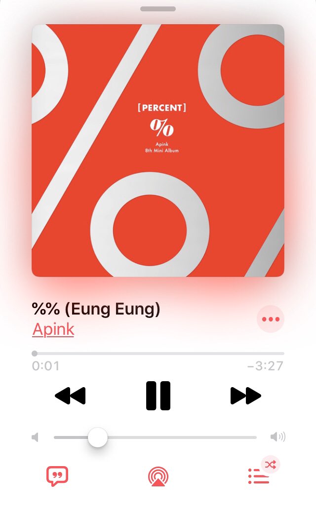 Second, %% by Apink. This was my first Apink song and it still manages to hit different asf. I’ll never get over the instrumental and the chorus is absolutely on fleek.  9.7/10 overall.