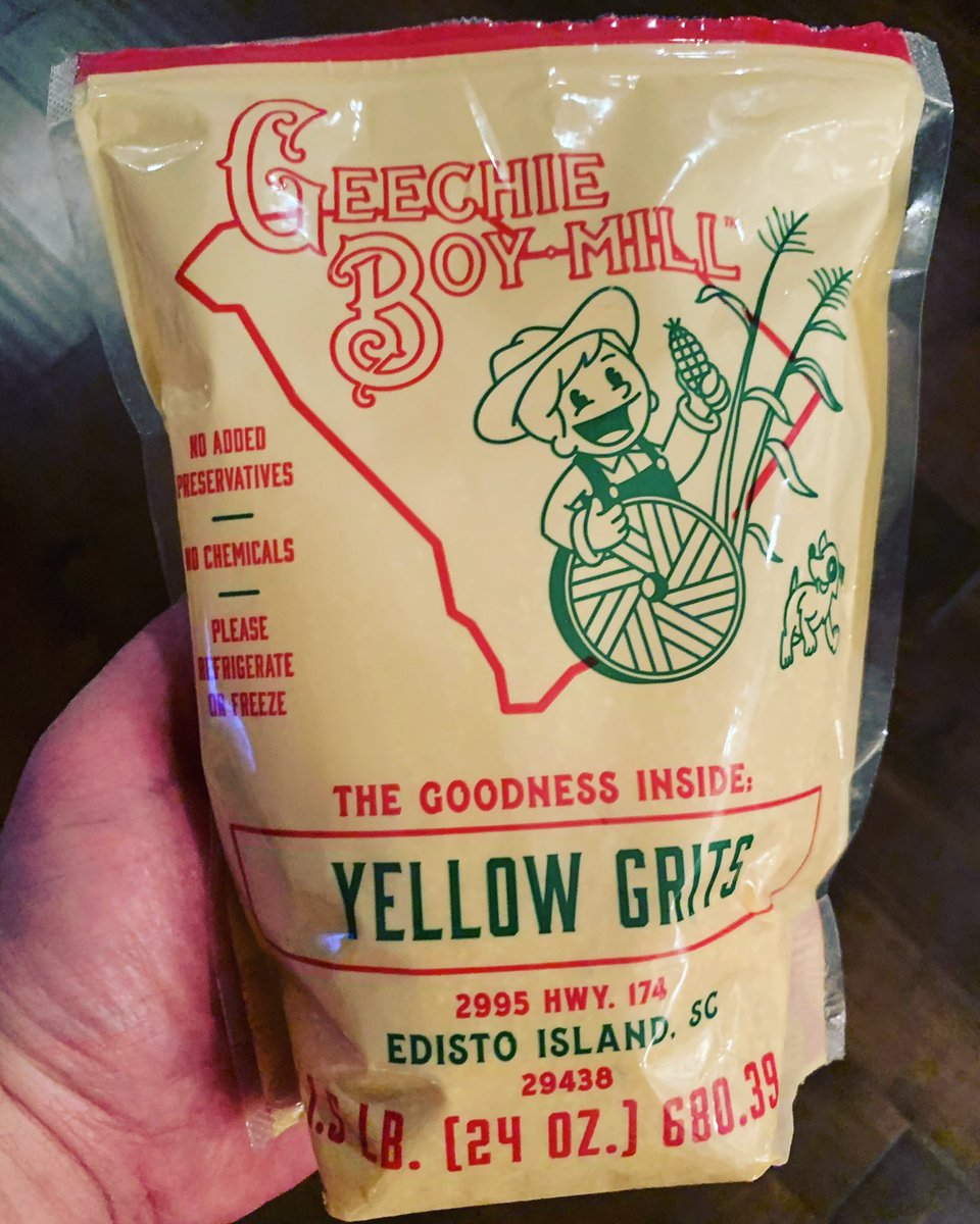 These are the best grits of all the grits I’ve ever had and I’ve had a LOT of grits. If you have yourself an internet machine, you need to go on the world wide webs, head over to  @GeechieBoyMill and order you some ASAyesterday.