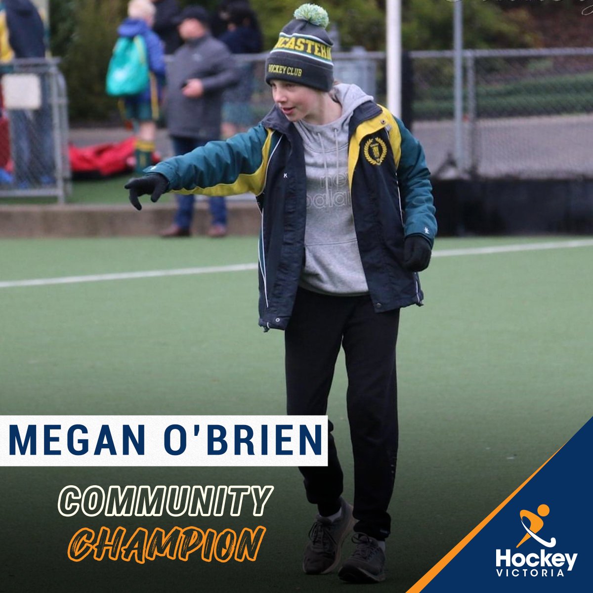 🥁... Announcing our first community champion! We're highlighting people in club land that go the extra mile. 

<a href="/Doncaster_HC/">Doncaster_HC</a>'s Megan O'Brien's dedication, passion and positive attitude towards coaching her U12 Girls' has been inspirational. 🌟

Thank you Megan! 👏🏑