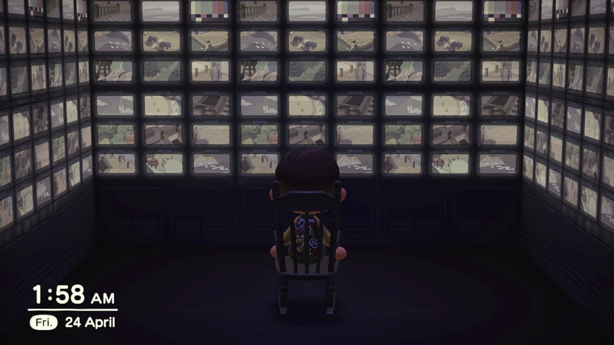 He sits. He watches. He waits. #AnimalCrossing #ACNH #NintendoSwitch