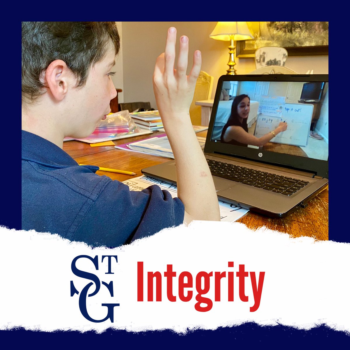 At #StGnola we recognize Character Week annually in conjunction with St. George’s Day (Feast of Saint George), celebrating and identifying the compassion, perseverance, respect and integrity displayed by our students. We are so proud of our StG citizens 💙 #StGcommunityathome