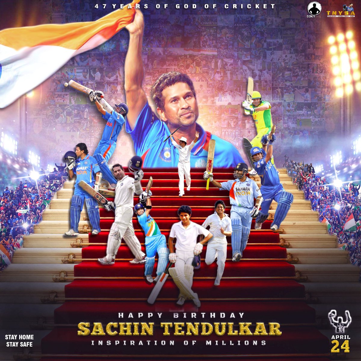 AsHvyynR's tweet photo. @sachin_rt Wish You Many More Happy Returns Of The Day My God .. My Inspiration .. My One &amp; Only Legend Forever' 
#sachintendulkar #sooraraipotru @Suriya_offl https://t.co/sLWD1kdtZS