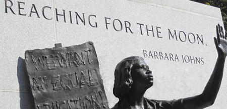 She led her walkout more than 4 years before Rosa Parks refused to give up her seat on a bus, and before MLK, Jr. embraced nonviolence as the way to equality. After she and her classmates turned the rural town of Farmville upside down, she called in the NAACP.2/