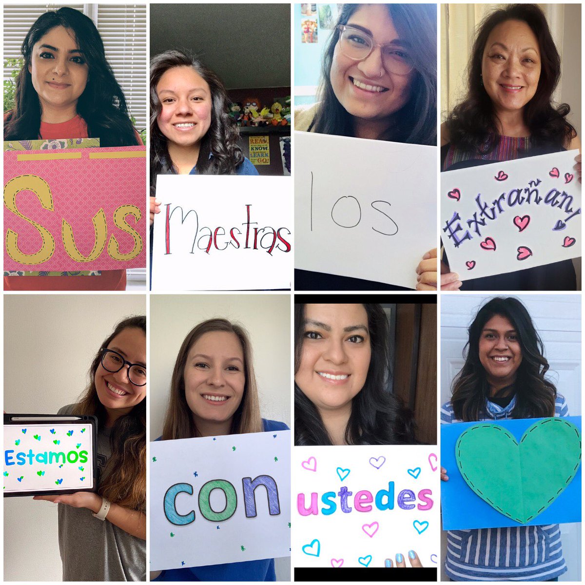Your teachers miss you! 
We are with you! ❤️
-Cloverdale Dual Language Teachers #ProudToBe93 #DualLanguage <a href="/CCSD93/">CCSD93</a> <a href="/CloverdaleElem/">Cloverdale School</a> <a href="/CLPrincipalD93/">Chris Pietroski</a> <a href="/Sanchez5D93/">Mireya Sanchez</a> @APCloverdale
