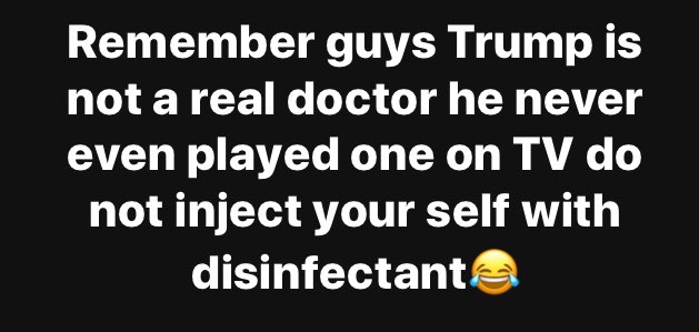 CrowBelcher's tweet photo. @realDonaldTrump  #QuarantineLife #ShelterInPlace #COVID19 #theWhiteHouseStandUpComedy #WeThePeaple #fightforourrights https://t.co/SHwmTt9A87