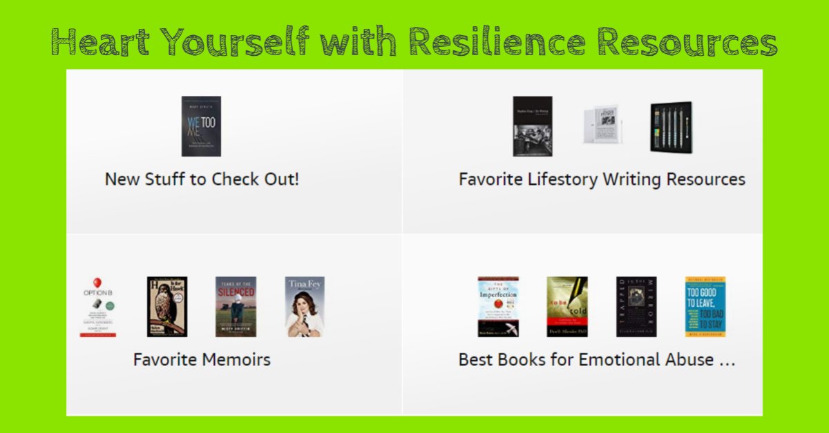 Stacy_Brookman's tweet photo. Want an amazing list of resilience resources? Here's my Amazon page with ideas...including some amazing memoirs that you may resonate with. https://t.co/ipdomY4QVB https://t.co/KgtMxX28N7