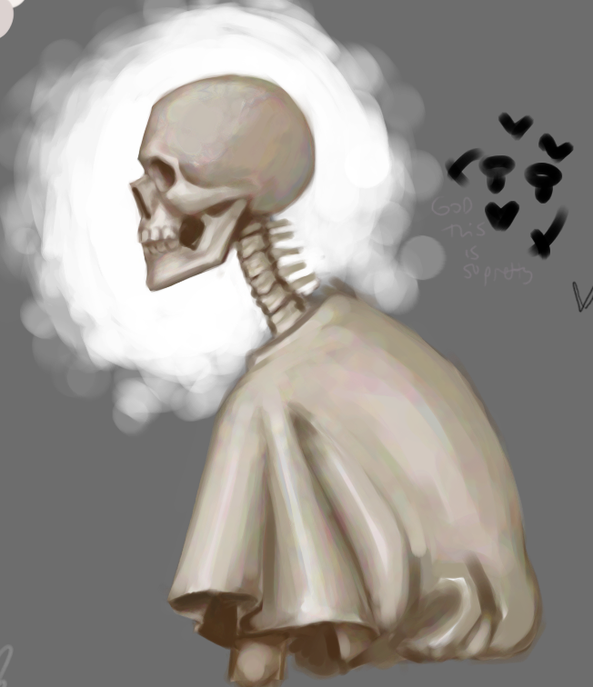 Skellysona's tweet photo. painting from today! https://t.co/KptNbFDAiQ