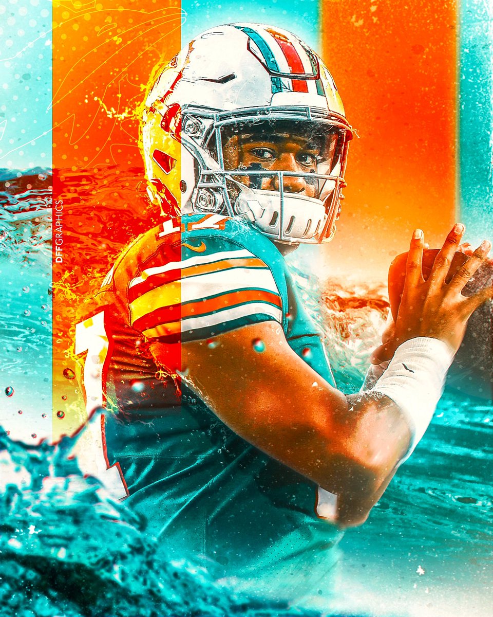 DFF_Graphics's tweet photo. Welcome to Miami, @Tuaamann! #NFLDraft #FinsUp #NFL @MiamiDolphins https://t.co/rigdWDjimc