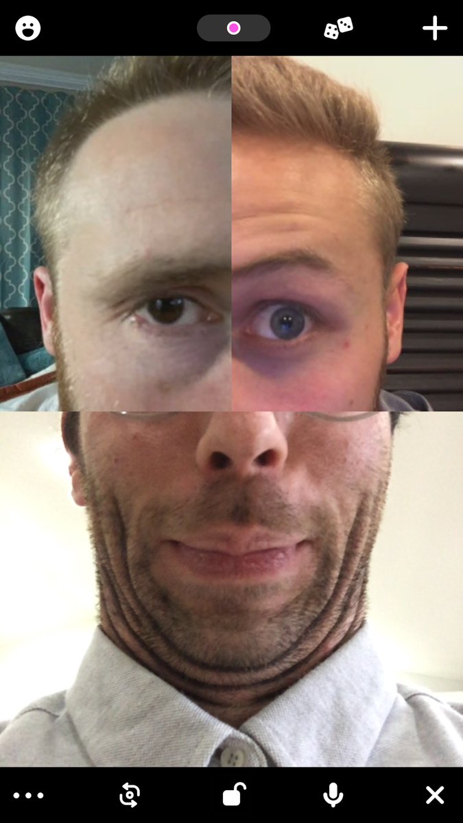 Making faces in the <a href="/houseparty/">Houseparty</a> app! Looks like @ed_bassmaster ! #teamwork #HOUSEPARTY #COVID19