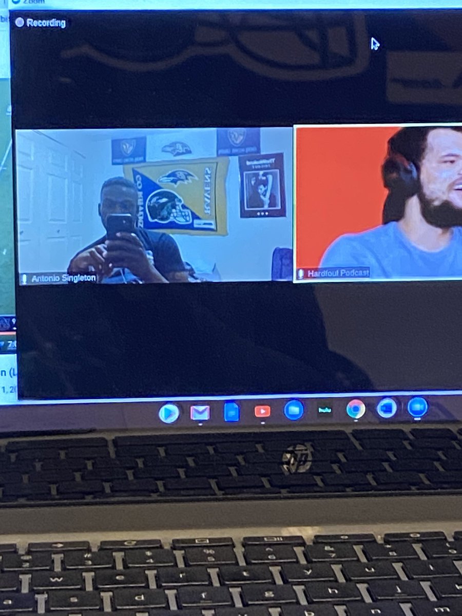HardFoulNetwork's tweet photo. Me and my brother got the live reactions going for the #NFLDraft #HardFoul https://t.co/XHR5Y0rhBr