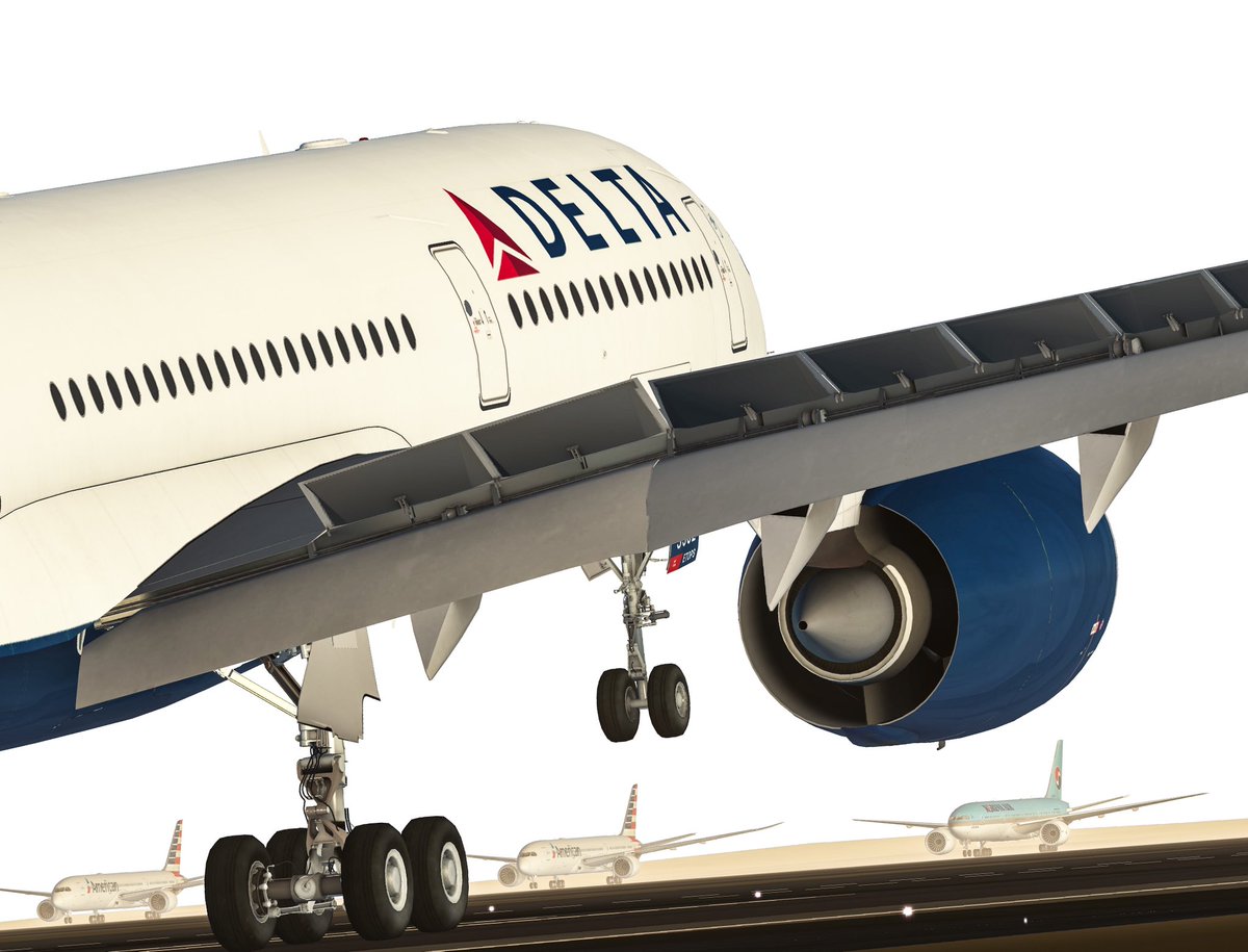 InfiniteFUSA's tweet photo. Touch down 

#aviationphotography #Airbus #a350 https://t.co/K63PmhkPJJ