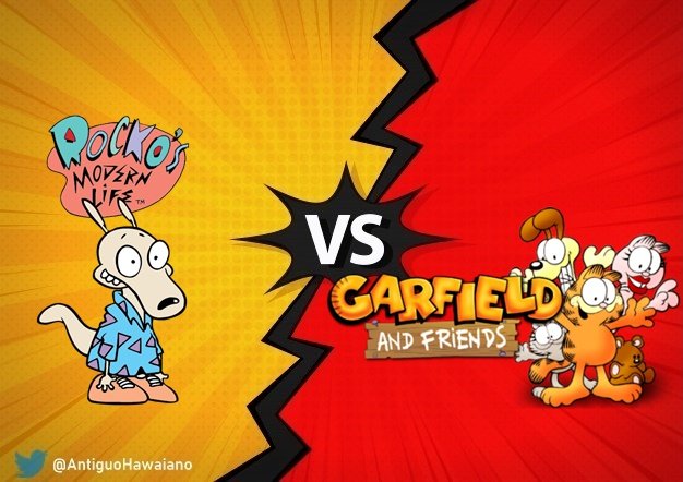 13) LA VIDA MODERNA DE ROCKO vs GARFIELD Y SUS AMIGOSUn canguro debe enfrentarse a los problemas de la vida y a un gato perezoso y fanático de la lasagna.