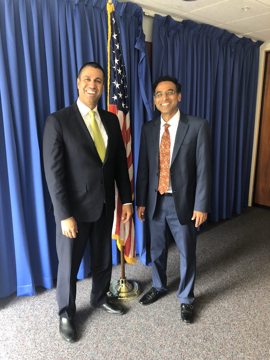 I remember discussing 6Ghz spectrum with you @AjitPaiFCC along with @MaryBrownindc in May of last year ! This will change the future of WiFi. So happy to see this happen !