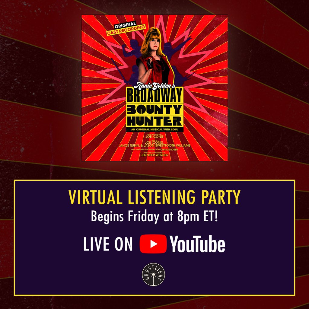 youtu.be/luOx8M1yOJQ.    Yesss our cast album is coming out tomorrow, it is slamming:) virtual listening party friday april 24th 8pm eastern time , join us