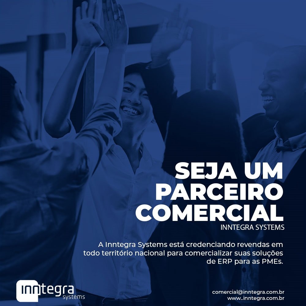 InntegraSystems's tweet photo. A Inntegra Systems está credenciando revendas em todo território nacional para comercializar suas soluções de ERP para as PMEs.  Dê o próximo passo e descubra mais. Conheça nossa política de canais!
Faça parte dessa equipe tornando-se um Canal de Vendas.
https://t.co/sQPgwXGArT https://t.co/tJLrdzQohj