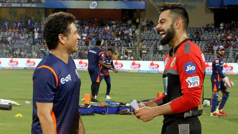 Akram said that Virat would lose his temper if sledged while Sachin used to be more determined (Credits: Twitter/ Virat Kohli)