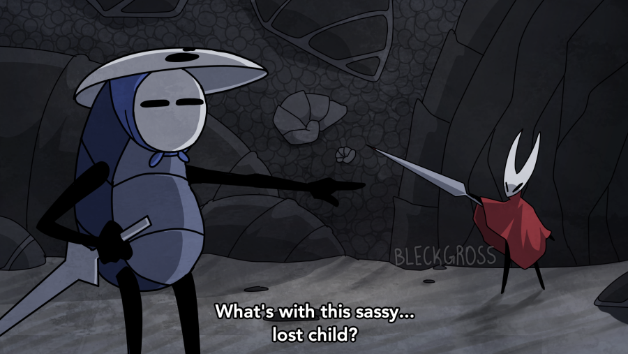 BleckGross's tweet photo. this is how the hollow knight short comic went, right? https://t.co/aawpRJtdCH