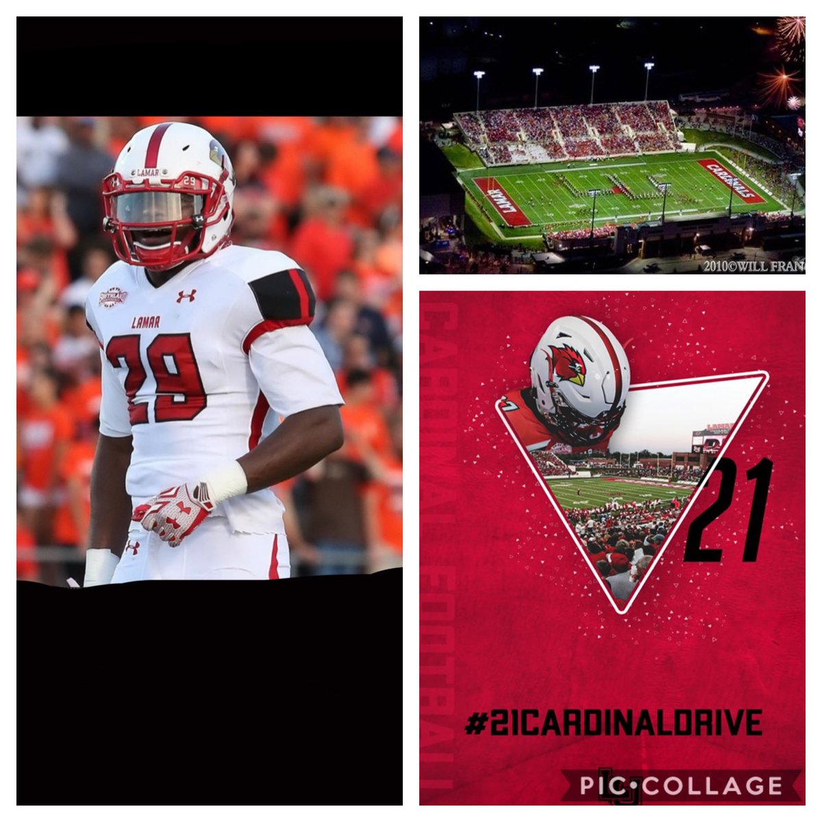 I am truly blessed to receive my 3rd offer from lamar university #AGTG