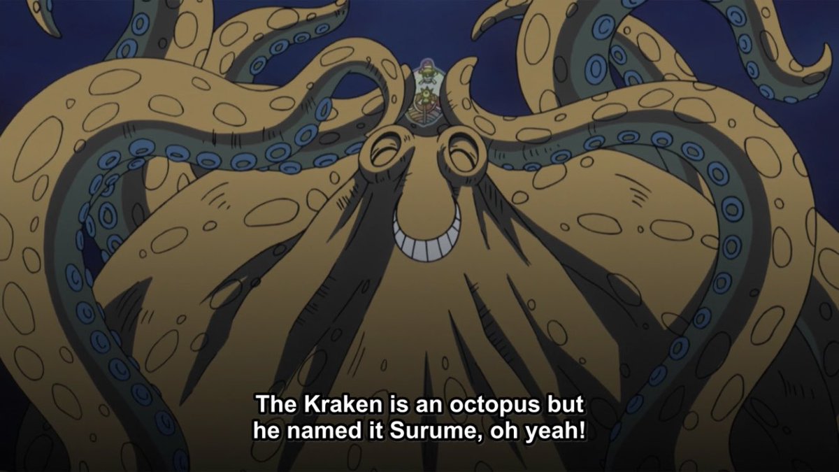 he actually tamed the kraken skdndbdb