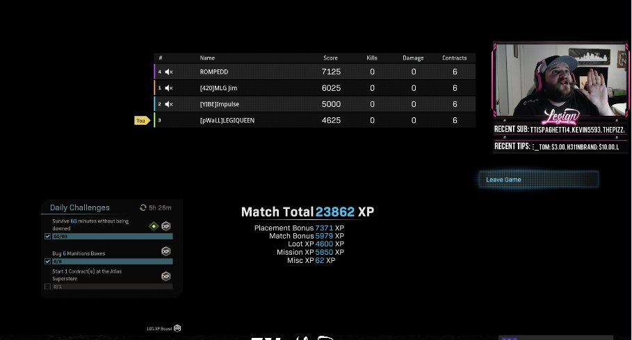 LEGIQN's tweet photo. LMAO THERE IS NO WAY THIS ACTUALLY HAPPENED SIX TIMES IN ONE STREAM

NO KILL WIN CHALLENGE &amp; 5 TIMES BACK TO BACK + 1 WITH @DaithiDeNogla  @TheMLGImpulse @ROMPEDD https://t.co/ne4KstnTZd