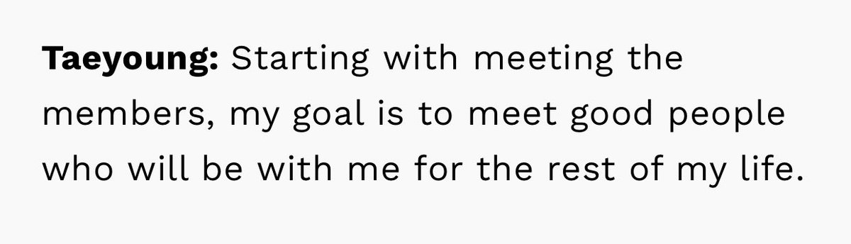 q. a lot of trainees work hard with one goal in mind: to debut. now that you've debuted, what are some new goals you've each been setting for yourselves?