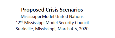 The Chief Guest for MMSC, 2020 was  @EconGrowth from  @TheBushCenter who kindly provided us with two such Crisis Scenarios. These were introduced into Security Council deliberations without any prior notification to simulate an actual international crisis.