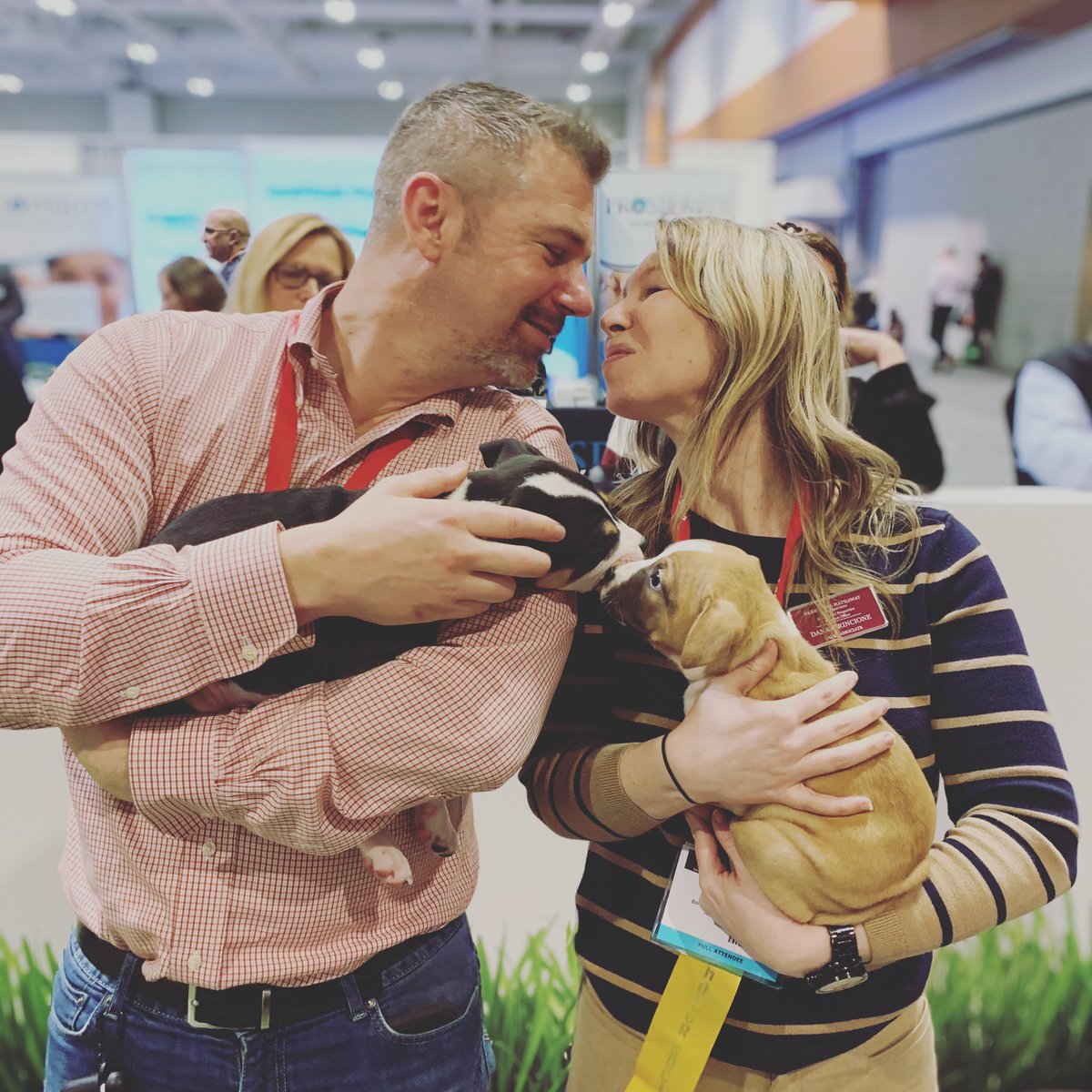 DanaCirincione's tweet image. #myoldnormal was getting to be at the @BHHSRealEstate convention with my husband and getting to play with #puppies 🐶