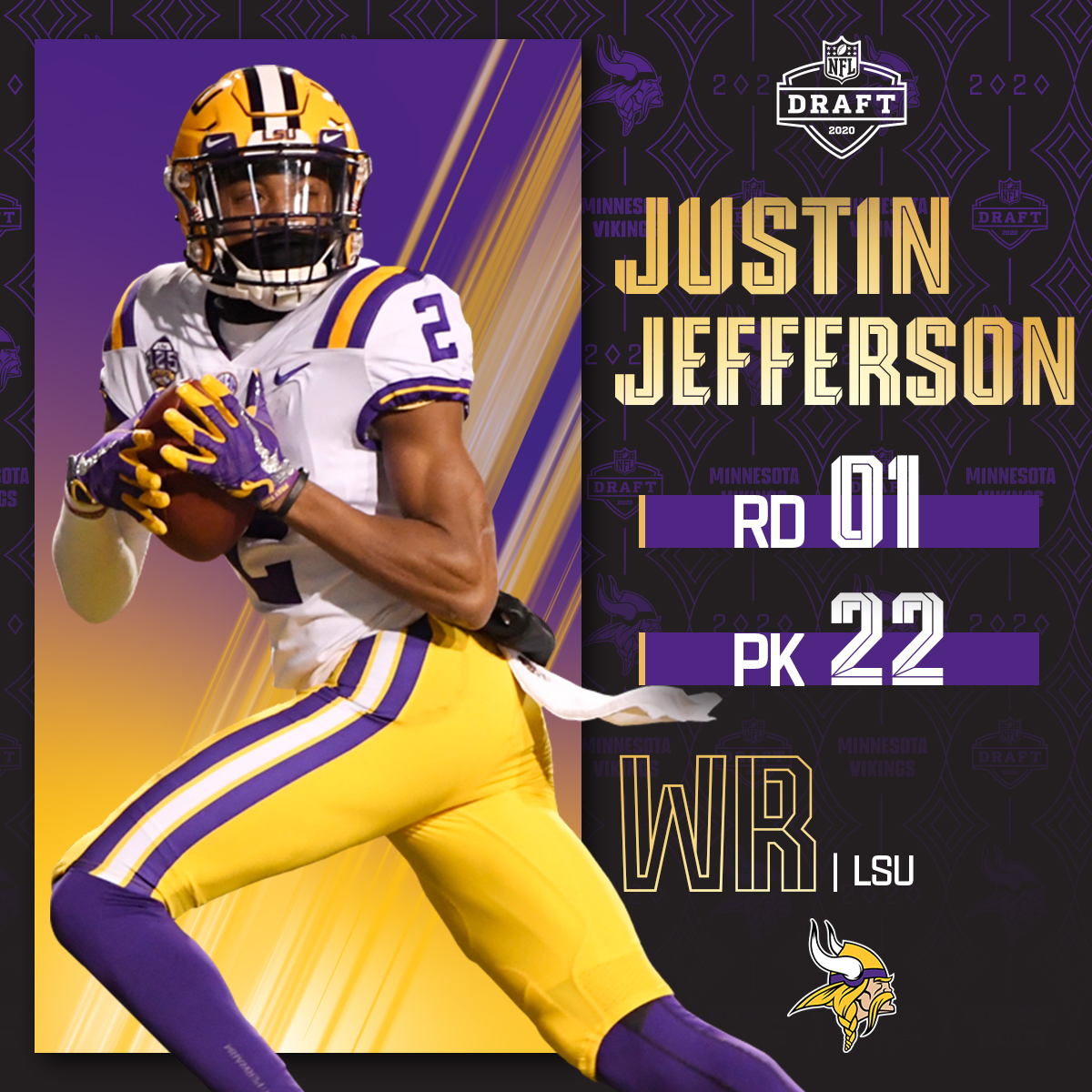 justin jefferson 2020 draft