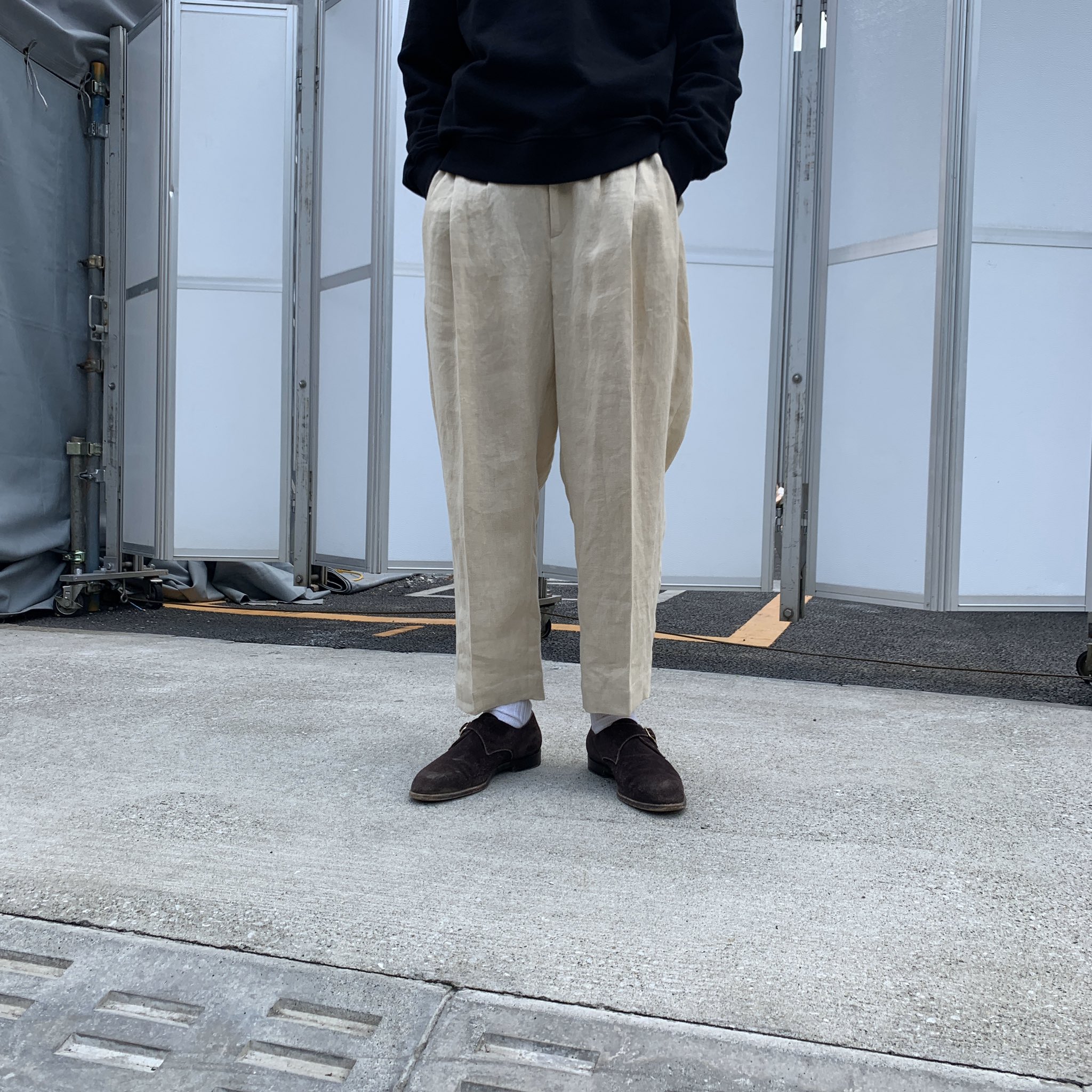 通販特価商品 HED MAYNER ヘドメイナー ストライプ ベルト ワイド