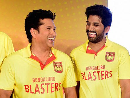 Happy Birthday Sachin from Allu Arjun Fans 