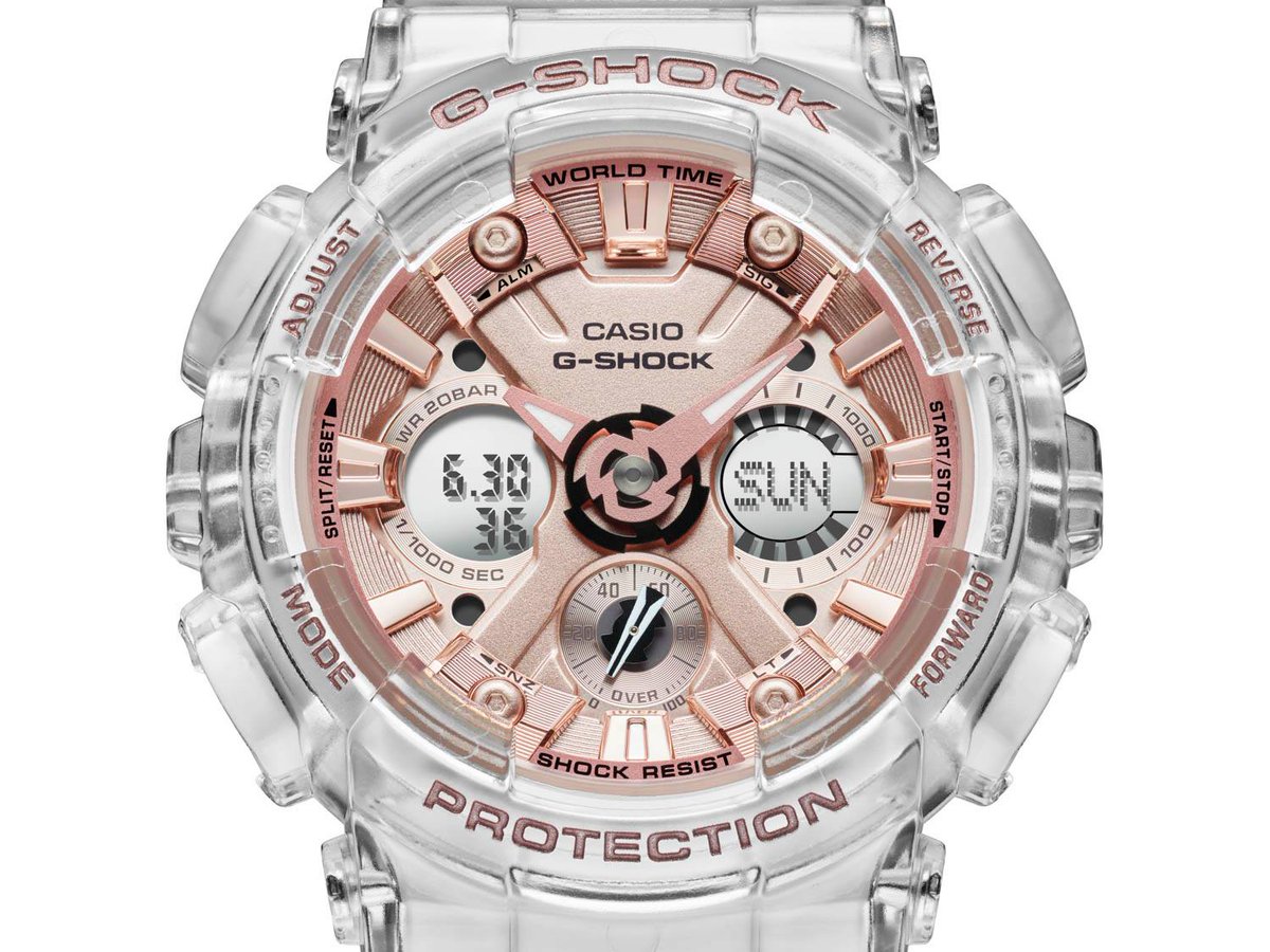 g shock pink gold