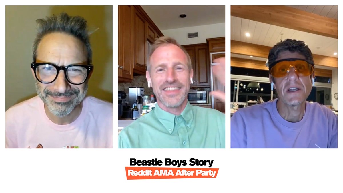 The #BeastieBoysStory Reddit AMA After Party is live! Join us on r/hiphopheads immediately and ask the guys whatever you want: redd.it/g6wyxv