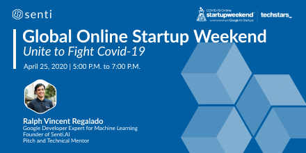 senti_ph's tweet photo. Do you want to watch how we can beat COVID-19? 💪

A 3-day event that focuses on bringing thousands of participants to work on prototypes which will produce #COVID19 related #solutions unique to each country. 

Visit https://t.co/4k0oM1zViI to learn more! https://t.co/IACEBUAiPd